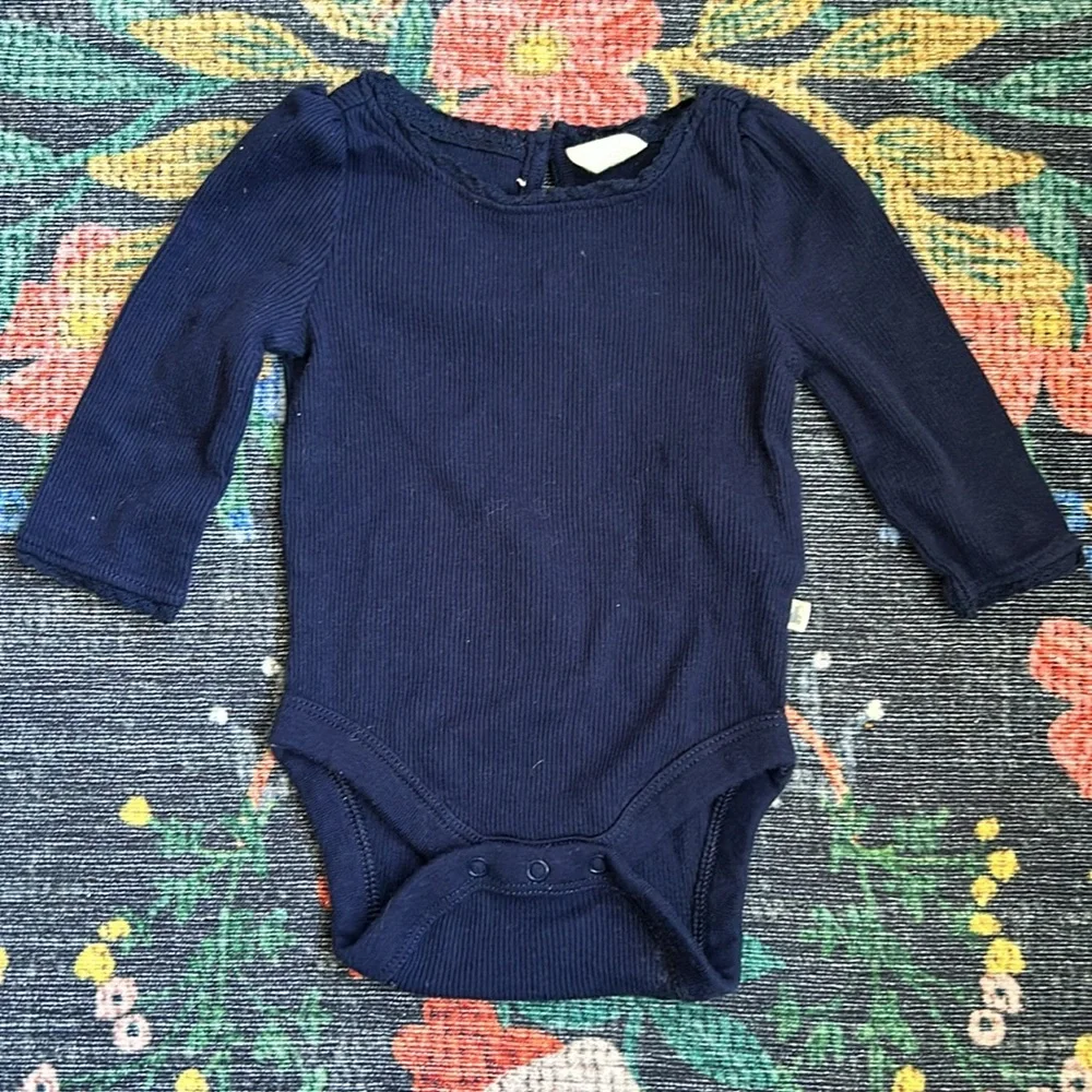 Gap Lace Trim Onesie Bundle, Size 0-3 Months